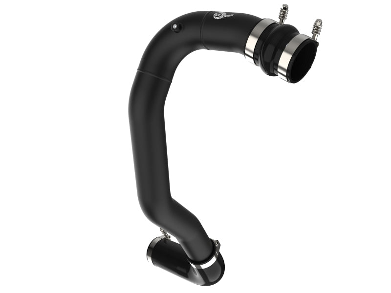aFe BladeRunner 3 IN Aluminum Hot Charge Pipe - Black for 08-10 Ford F-250/F-350 Super Duty V8-6.4L (td)