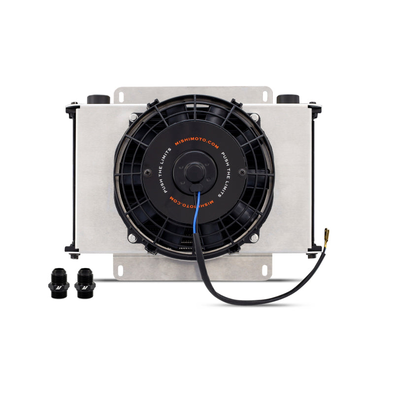 Mishimoto Universal Oil Cooler Kit with 25-Row Cooler and 1x 8in Fan