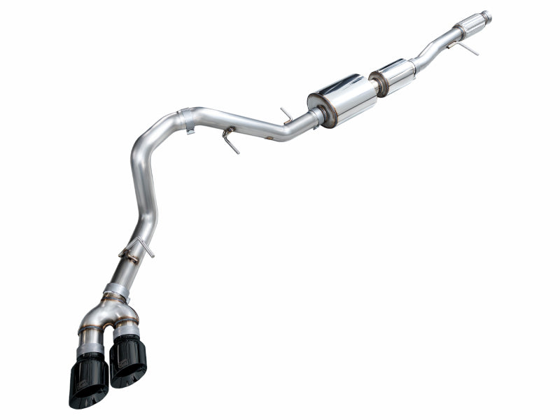 AWE Tuning 0FG Diamond Black Tip Side Exit Cat-Back Exhaust - Chevrolet Tahoe / GMC Yukon 2021+