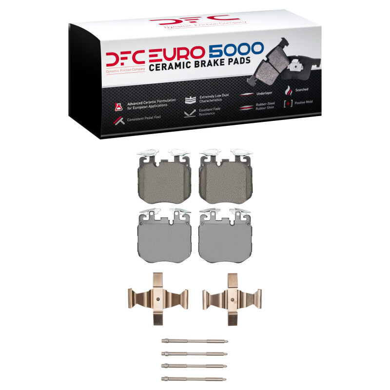DFC 16-25 BMW M850i XDrive Front Euro 5000 Ceramic Brake Pads And Hardware Kit
