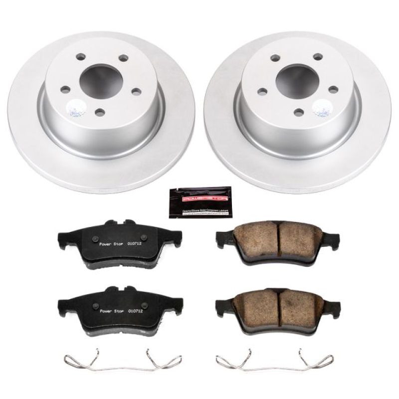 PowerStop Z17 Evolution Coated Rear Brake Kit - Ford Escape / C-Max 2013-2018