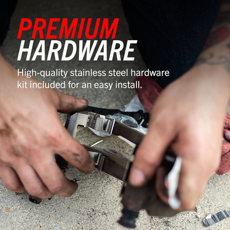 PowerStop Z26 Extreme Street Brake Pads with Hardware for 15-19 Ford Mustang - OneFastShop