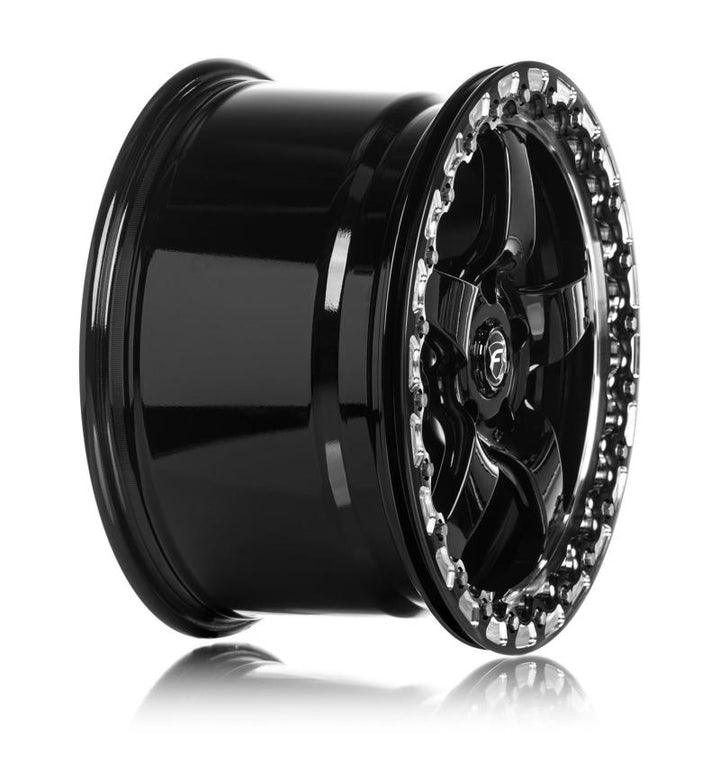Forgestar D5 Beadlock 15x10 / 5x114.3 BP / ET50 / 7.5in BS Gloss Black Finish Wheel - OneFastShop