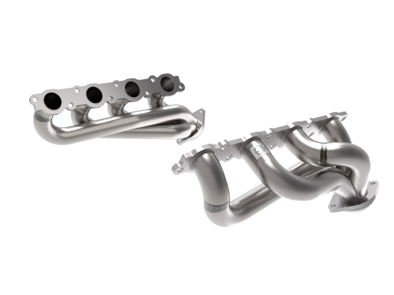 aFe Twisted Steel 1-7/8in 304 SS Headers for 20-21 Ford F-250/F-350 V8-7.3L