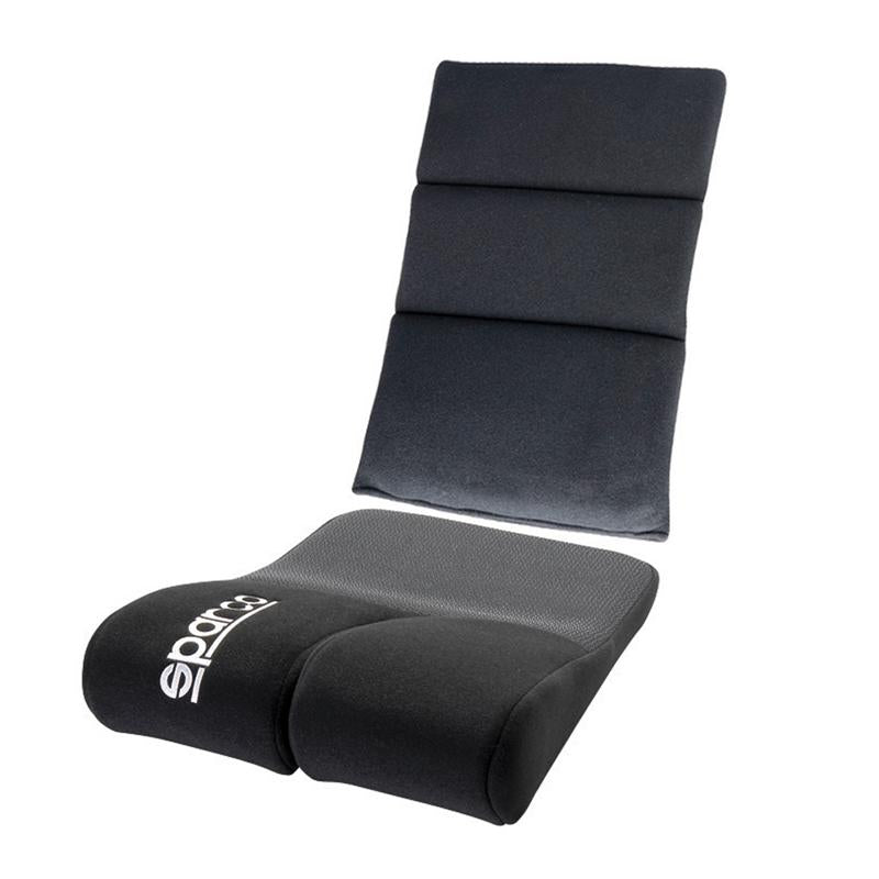 Sparco Flat Seat Pad for Evo II Racing Seat - Black