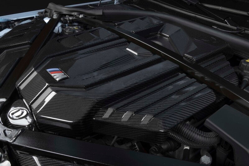 Dinan Carbon Fiber Engine Cover BMW M2/M3/M4 S58 2021-2026 - Gloss Twill with Matte Accents, image 13