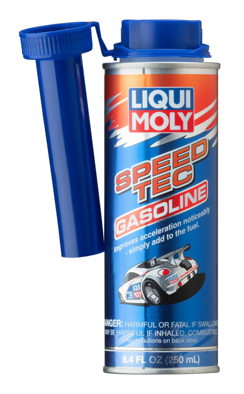 LIQUI MOLY 250mL Speed Tec Gasoline Fuel Additive for Enhanced Throttle Response and Fuel Efficiency
