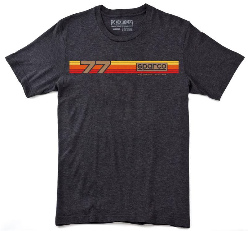 Sparco Rally Tri T Shirt Charcoal Large Racewear Gear