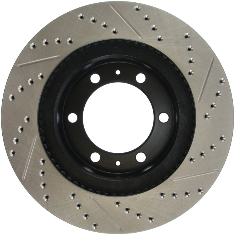 StopTech SportStop Slotted Rotors for 07-08 FJ Cruiser 05-08 Tacoma 03-08 4Runner 319mm Disc - OneFastShop