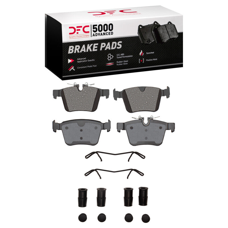 DFC 5000 Advanced Ceramic Rear Brake Pads with Hardware - Range Rover Evoque / Jaguar F-Pace 2015-2025
