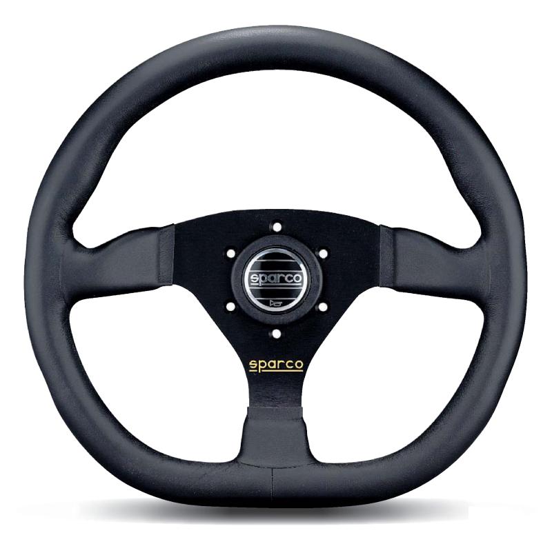Sparco L360 Steering Wheel Ring Leather Black (L360) - OneFastShop