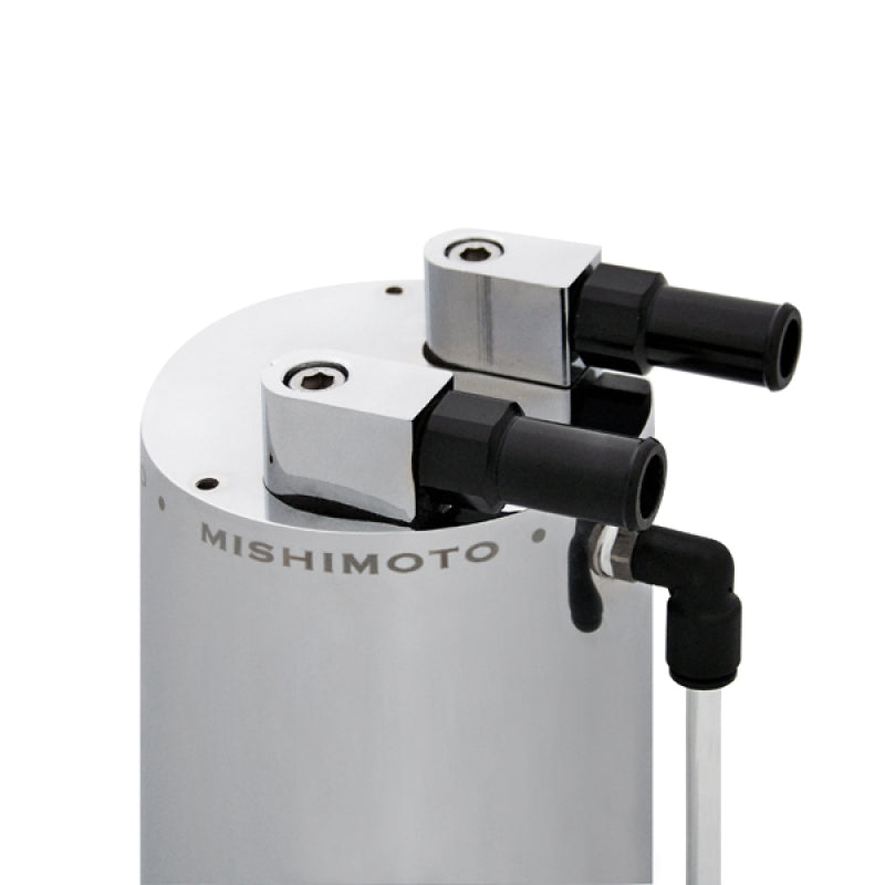 Mishimoto Large Aluminum Oil Catch Can for Enhanced Engine Performance - OneFastShop