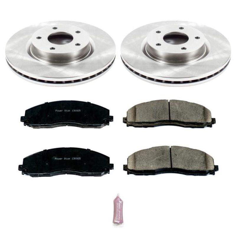 PowerStop Front Autospecialty Brake Kit with Z17 Pads for 2013-2024 Nissan Altima - OneFastShop