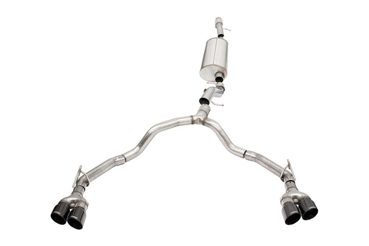 CORSA Performance Sport Cat-Back Exhaust 3in - 2.75in Dual Rear for 2021-2023 Tahoe / GMC Yukon 4DR 6.2L 4WD with BLKTips