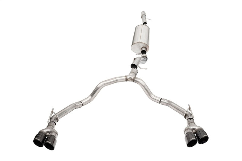 CORSA Performance Sport Cat-Back Exhaust 3in - 2.75in Dual Rear for 2021-2023 Tahoe / GMC Yukon 4DR 6.2L 4WD with BLKTips - OneFastShop