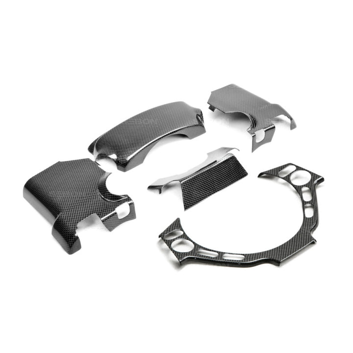 Seibon Carbon Fiber Steering Column Surround Trim for 09-14 Nissan GT-R - OneFastShop