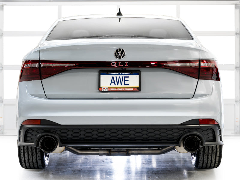 AWE Tuning Touring Edition Cat-Back Exhaust - VW Jetta GLI Mk7.5 (2022-2025), Diamond Black Tips, image 9