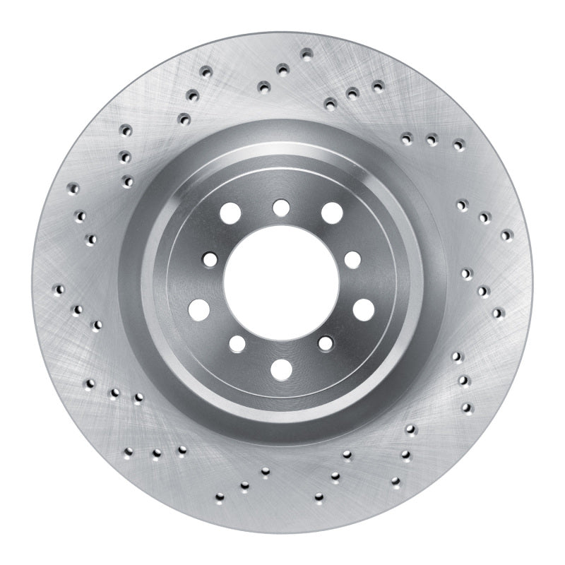 DFC Front Left Drilled Brake Rotor - BMW 1 Series M / M3 (E9x) 2008-2013