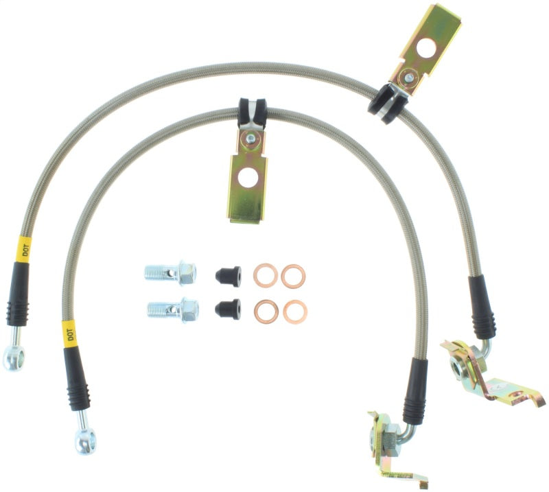 Stoptech Stainless Steel Rear Brake Line Kit for 95-00 Dodge Viper - OneFastShop