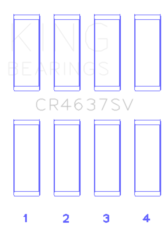 King Engine Bearings Audi BYT/CDNC/CCZD/CPSA Connecting Rod Bearing Set Compatible with 2006-2018 Audi A3 A4 A5 A6 Q3 Q5 Q7 TT