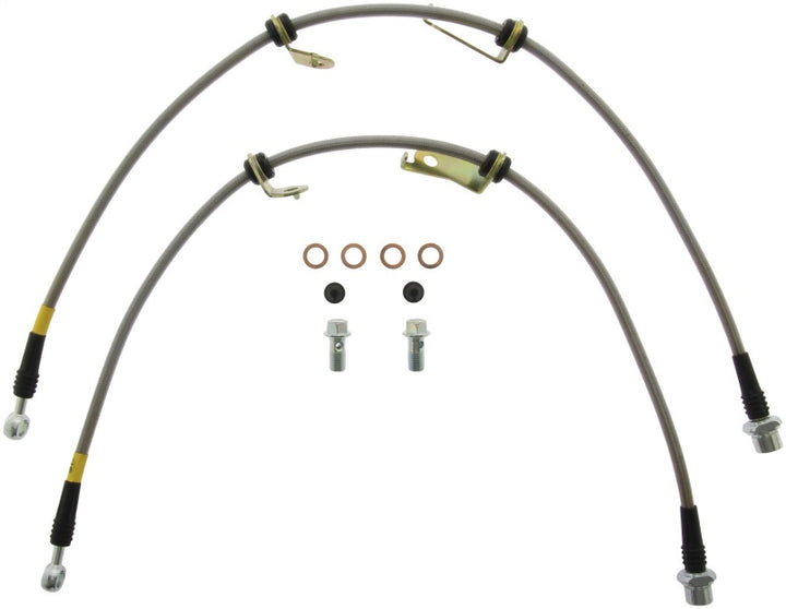 StopTech Stainless Steel Front Brake Lines for 06-17 Lexus HS250h and Toyota RAV4 - OneFastShop