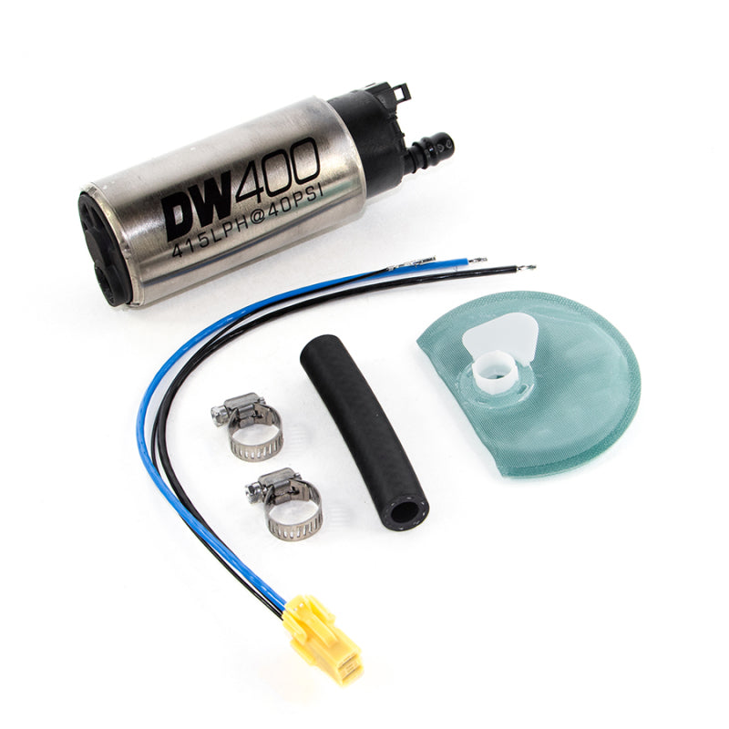DeatschWerks 415LPH DW400 In-Tank Fuel Pump w/ 9-1045 Install Kit 05-10 Ford Mustang Base GT Bullitt Shelby
