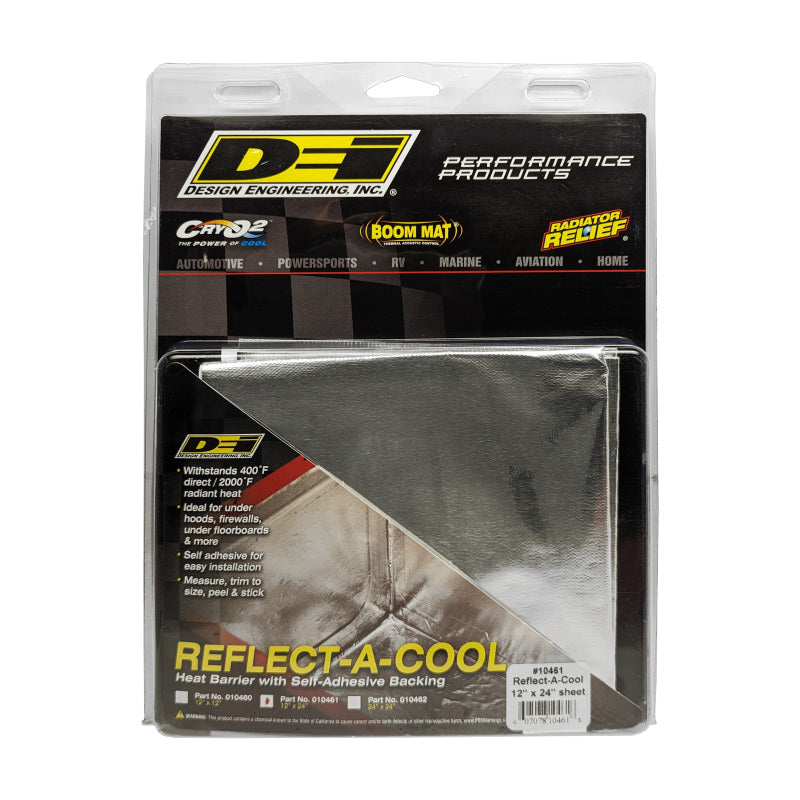 DEI Reflect-A-Cool 12in x 24in Sheet for Radiant Heat Protection