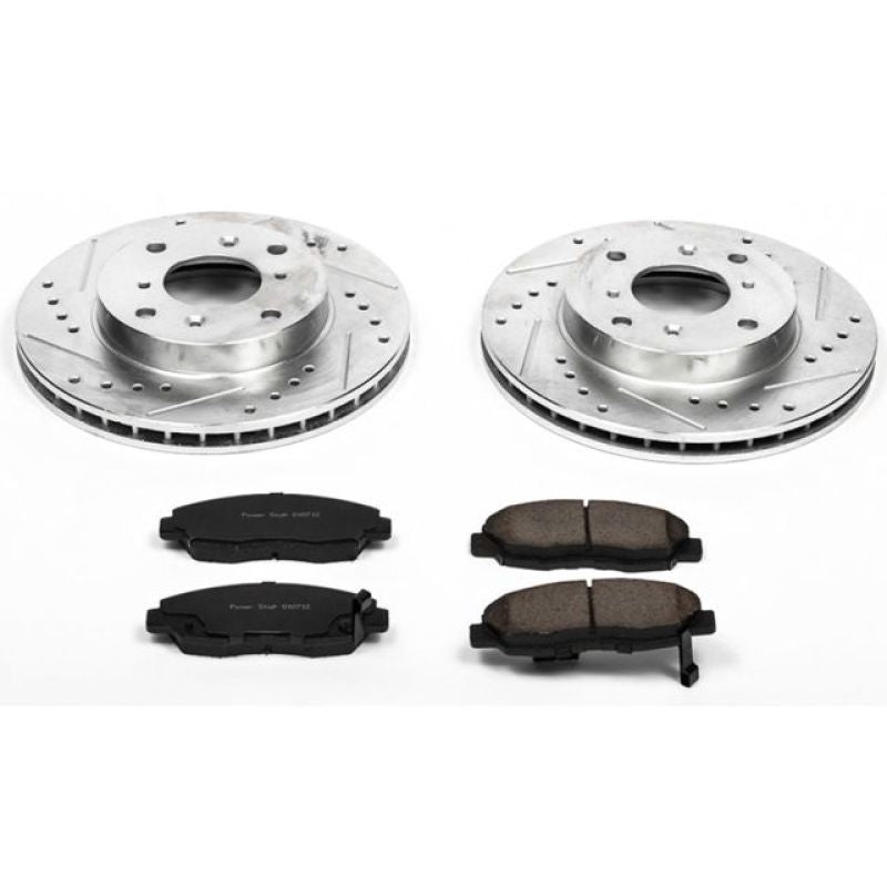PowerStop Z23 Evolution Sport Front Brake Kit - Acura CL / Honda Accord 1998-2002