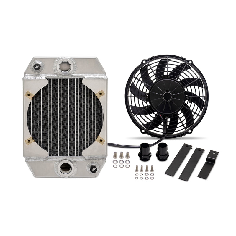 Mishimoto Universal Aluminum Radiator - Natural Drag Race Performance - OneFastShop
