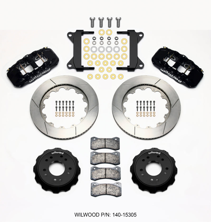 Wilwood AERO6 Front Hat Kit 14.00 for 63-87 C10 with Pro Spindles - OneFastShop