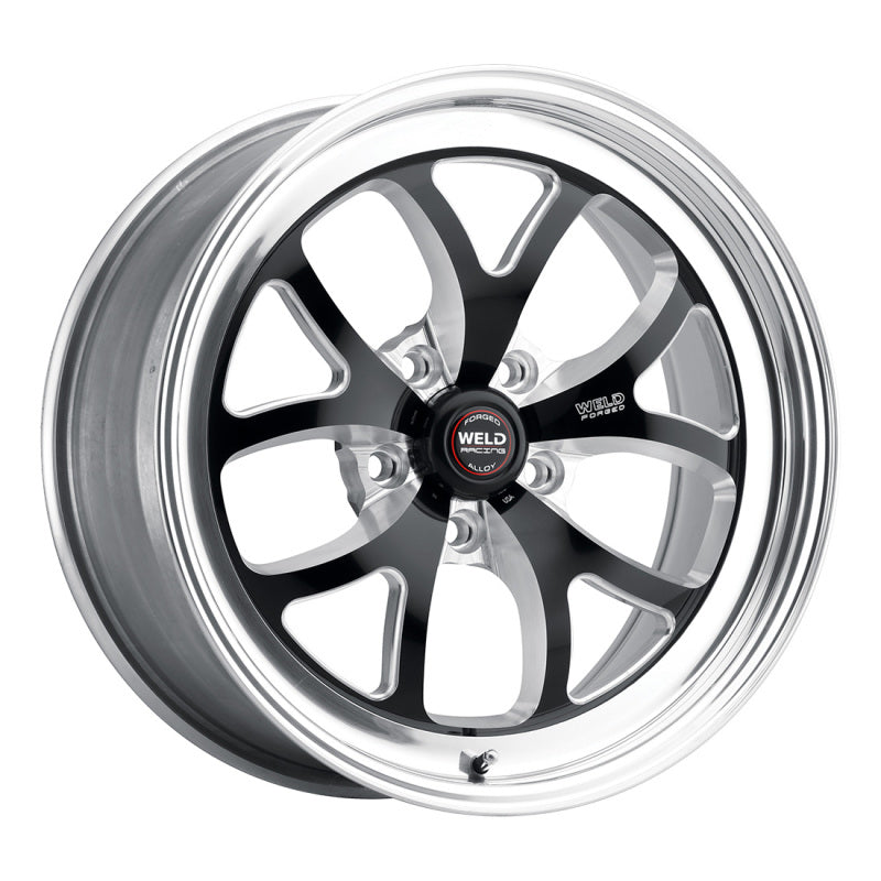 Weld S76 15x10.33 / 5x4.75 BP / 6.5 in. BS Black Wheel (Low Pad) – Non Beadlock