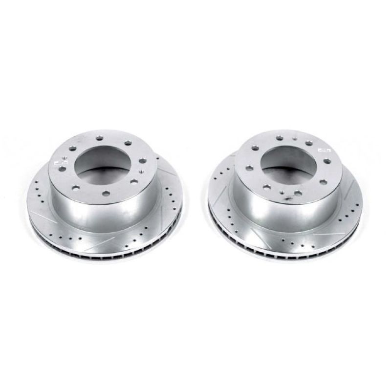 Power Stop 11-20 GMC Sierra 3500 HD Rear Drilled and Slotted Rotor - Pair