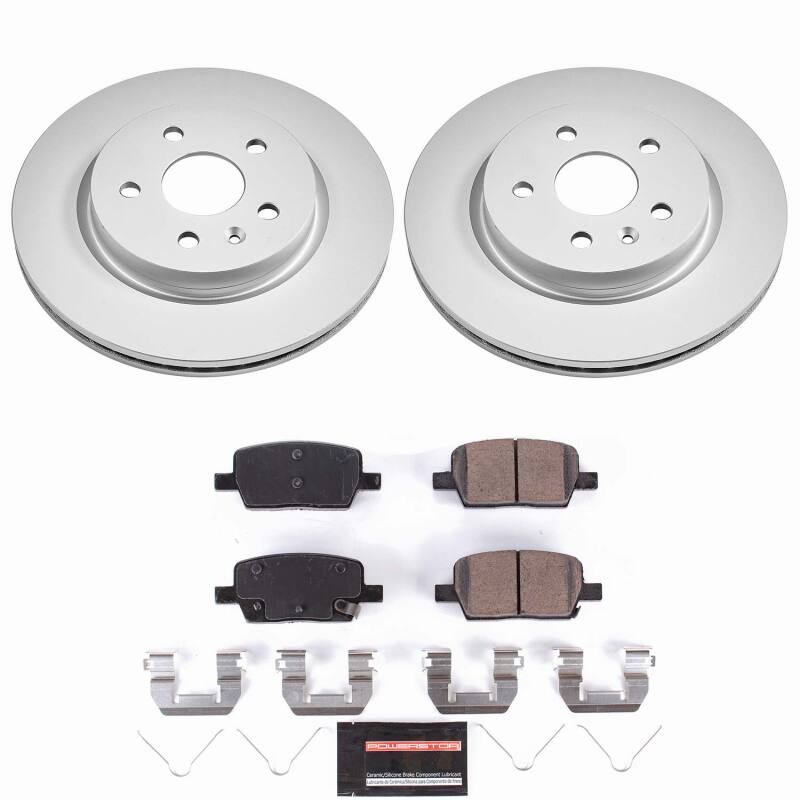 PowerStop Z23 Rear Coated Brake Kit - Cadillac CT6 / Chevrolet Camaro 2016-2024
