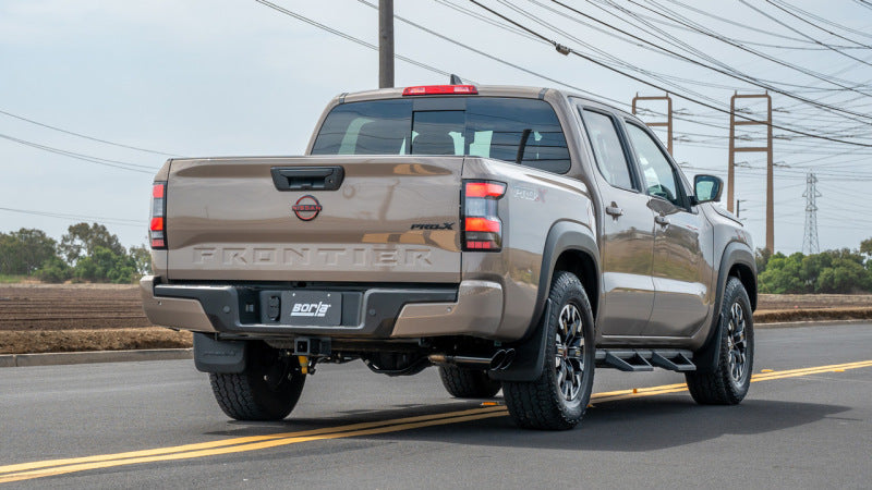 Borla S-Type Cat-Back System with Black Chrome Tips for Nissan Frontier 2022-2024