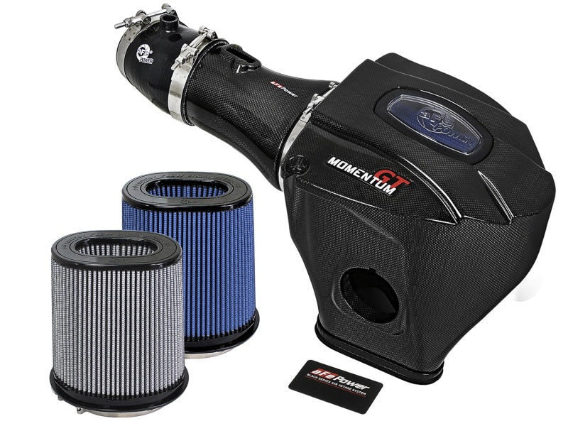 aFe Momentum GT Black Series Carbon Fiber Cold Air Intake System - Dodge Challenger SRT Hellcat V8-6.2L 2015-2016