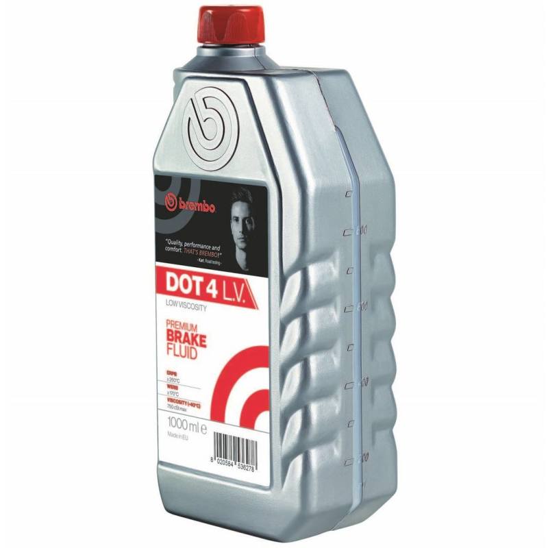 Brembo Brake Fluid DOT 4 Low Viscosity Brake Fluid DOT 4 Low Viscosity 1000 ML