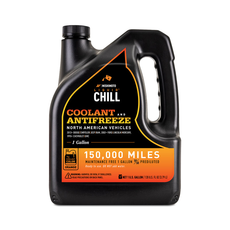 Mishimoto Liquid Chill EG Coolant - Orange, North American Vehicles