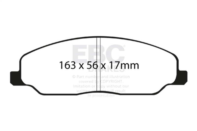 EBC Bluestuff Front Brake Pads for 05-10 Ford Mustang 4.0