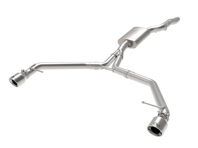 Afe MACH Force-Xp Stainless Steel Axle-Back Exhaust for Audi Allroad L4 (13-16)