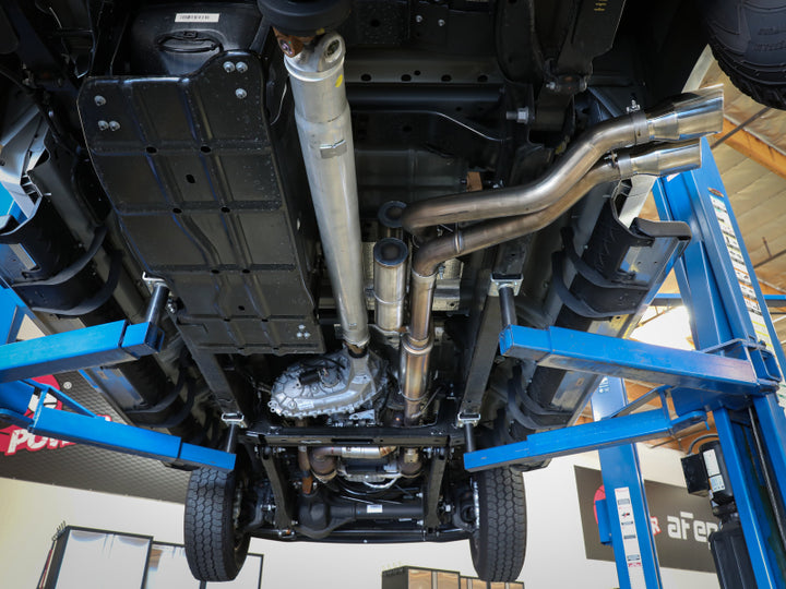 aFe Rebel 3in 409 SS Cat-Back Exhaust with Polish Tips 17-20 Ford F-250 V8 6.2L