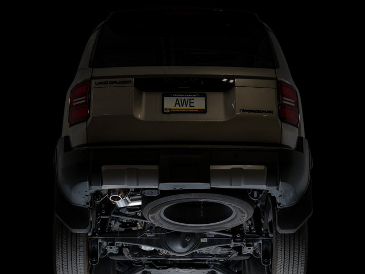 AWE Tuning 2024+ Land Cruiser 2025+ 4Runner 0FG Cat-Back Exhaust W/ BashGuard