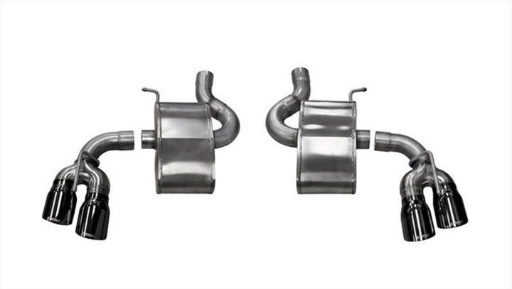 Corsa Black Xtreme Axle-Back Exhaust for Chevrolet Camaro SS 6.2L V8 - OneFastShop