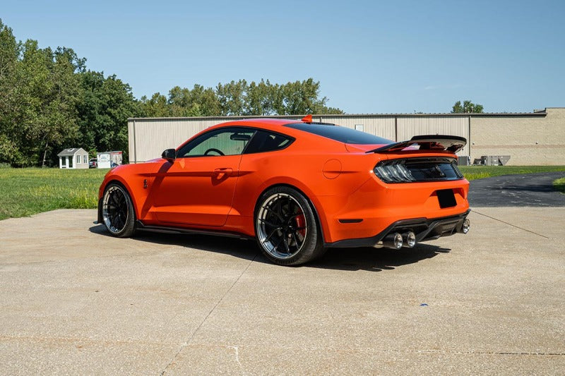 CORSA Valved Cat-Back Exhaust - Ford Mustang GT500 2020-2022 - Polished Carbon Fiber Tips