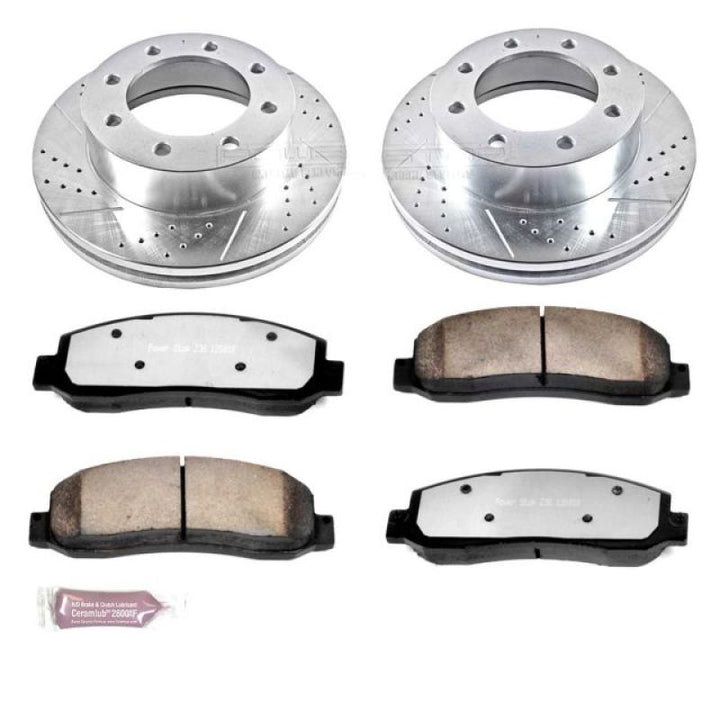 Power Stop 10-12 Ford F-450 Super Duty Front Z36 Truck And Tow Brake Kit