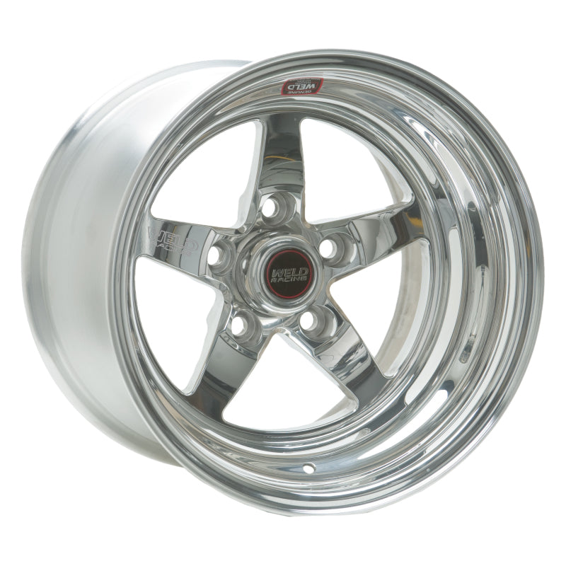 Weld S71 15x10 for 5x4.5 BP 7.5 in. BS Polished Wheel – Medium Pad Non-Beadlock