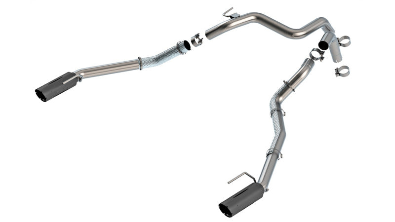 Borla 24-25 Ford Ranger Raptor 2.75in Tail Pipe Kit 4 Inch Tip - Ceramic Black
