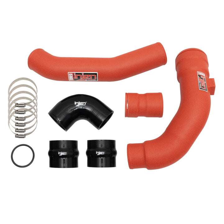 Injen Wrinkle Red Intercooler Piping Kit for Ford V8-6.7L Turbo Diesel (17-22) - OneFastShop