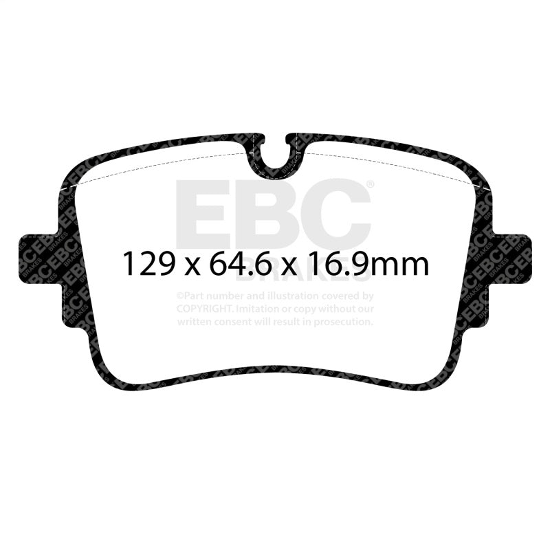EBC 3.0TT Yellowstuff Rear Brake Pads for Audi A8 Quattro (D5) 2020+