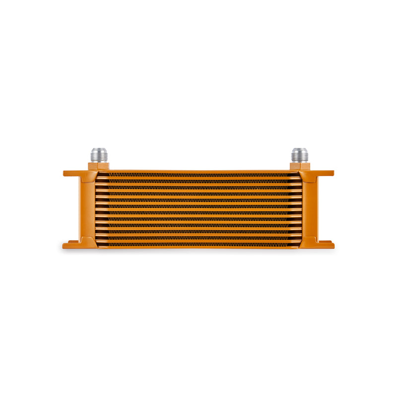 Mishimoto 13 Row Universal Oil Cooler Gold Anodized - OneFastShop