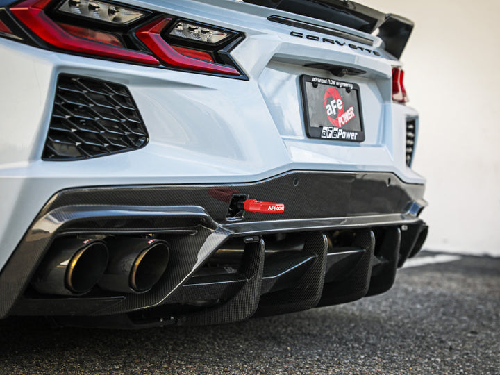 Afe Rear Tow Hook - Red for Chevrolet C8 Corvette 20-24 - OneFastShop